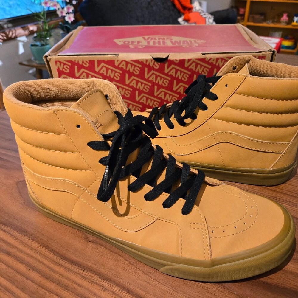 Vans SK8-Hi Reissue Vansbuck Light Gum Men's Size 11 US